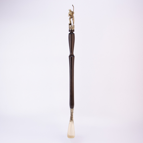 Рожок для обуви большой VIP "Хоккеист.Гол!" с крючком "Конёк" фото 2